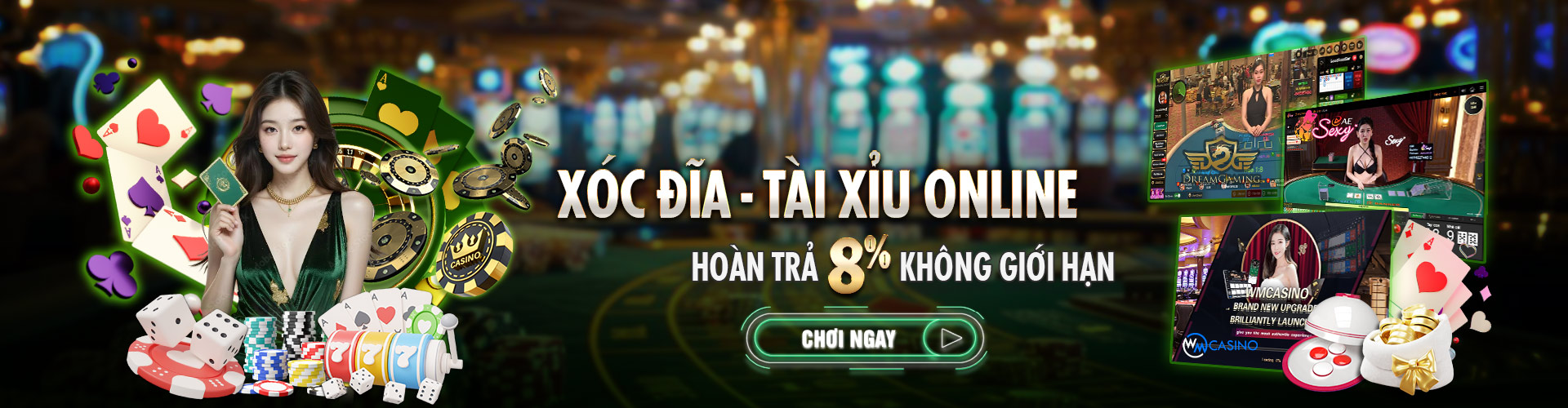 Hình ảnh quảng cáo của xibet hiển thị nền tảng và các lợi ích